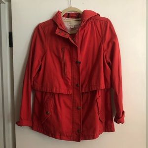 Nordstrom orange anorak size M